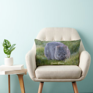 Personlig Wombat Animal Tasmania Australia Lumbarkudde