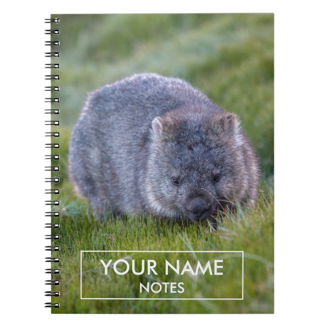Personlig Wombat Anteckningsbok (Framsidan)