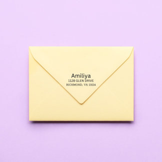 Personlig Wood Art Frimärke Stämpel