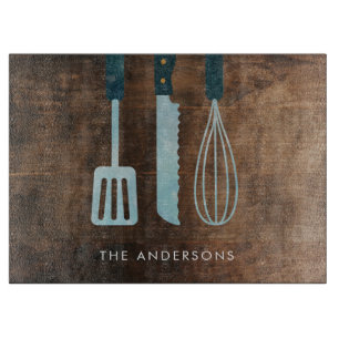 Personlig Wood Kitchen Utensils Family Namn