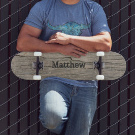 Personlig Wood Struktur Mini Skateboard Bräda 18,5 Cm