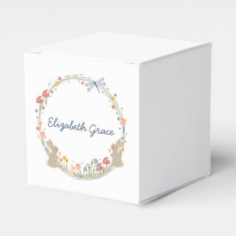 Personlig Woodland Baby Shower Box Presentaskar