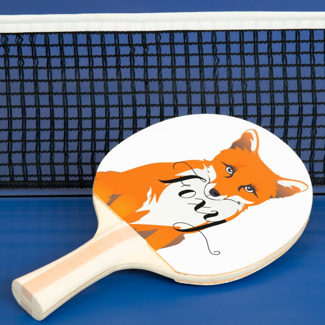 Personlig Woodland CreatFox Pingisracket (Insitu)