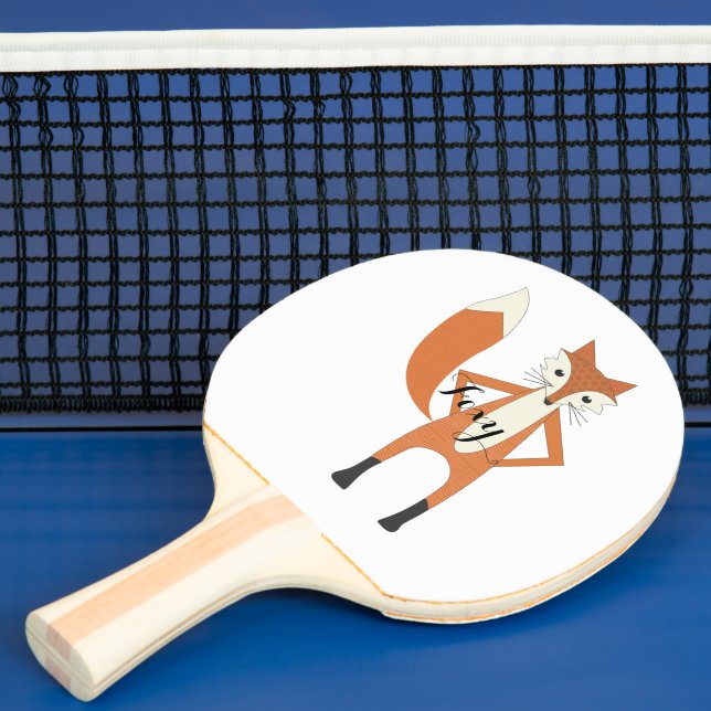 Personlig Woodland CreatFox Pingisracket (Insitu)