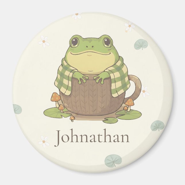 Personlig Woodland Möt Zochi Magnet (Framsidan)