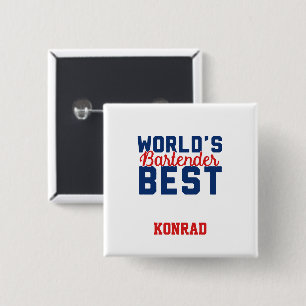 Personlig World's Best Bartender Knapp