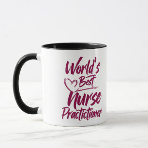 Personlig "World's Best Nurse Practitioner" Mugg