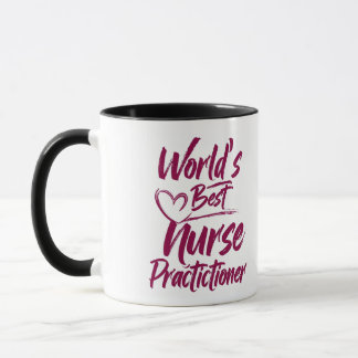 Personlig "World's Best Nurse Practitioner" Mugg