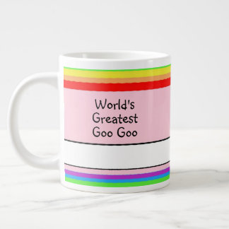 Personlig Worlds best Pappa,Mamma,Grandma,Grandpa Jumbo Mugg