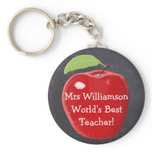 Personlig World's Best Teacher's Apple Painting