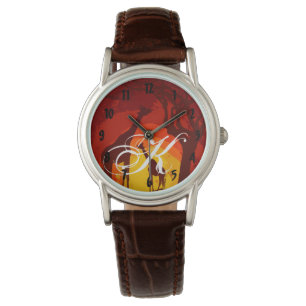 Personlig Wrist Watch African Safari Giraffe Su Armbandsur