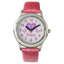 Personlig Wrist Watches for Girls Butterflies Armbandsur
