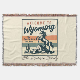 Personlig Wyoming Kastfilt Filt