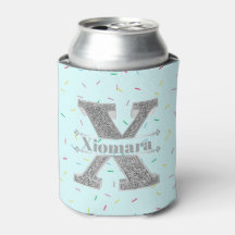 Personlig X Ursprungligt Silver Monogram Ditt namn