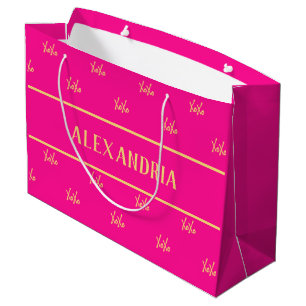 Personlig XOXO Shock rosa Alla hjärtans dag