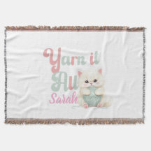 Personlig Yarn it All kastfilt 