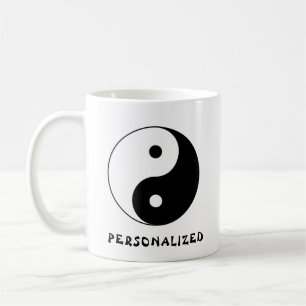 Personlig Yin Yang Mugg
