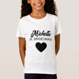 Personlig, yngre brudesmaid t shirt