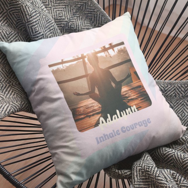 Personlig Yoga Älskare Lärare Mamma Women Gift Kudde (Personalized Yoga Lover Teacher Mom Women Gift)