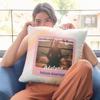 Personlig Yoga Älskare Lärare Mamma Women Gift Kudde