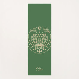 Personlig Yoga Mat Meditation Gift Lila