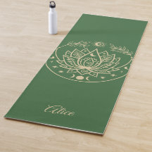 Personlig Yoga Mat Meditation Gift Lila
