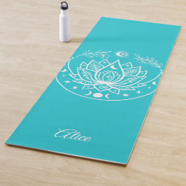 Personlig Yoga Mat Meditation Gift Turcos