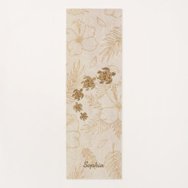 Personlig Yoga Mat Meditation Hawaii Sea Turtle