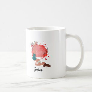 Personlig Yoga Mugg, inspirationsofferten Mugg