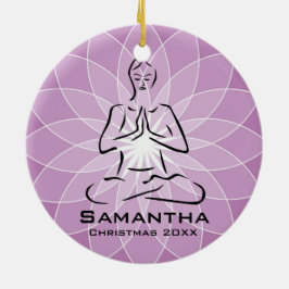Personlig Yoga Pose Ornament
