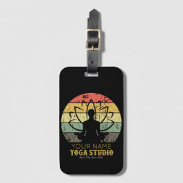 Personlig Yoga Studio Fitness Instructor Guru Bagagebricka