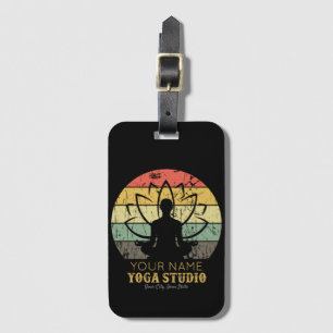 Personlig Yoga Studio Fitness Instructor Guru Bagagebricka