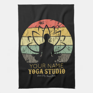 Personlig Yoga Studio Fitness Instructor Guru Kökshandduk