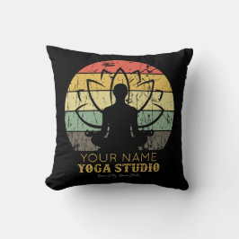 Personlig Yoga Studio Fitness Instructor Guru Kudde