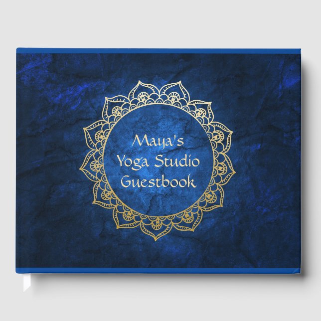 Personlig Yoga Studio Guestbook Gästböcker (Framsida)