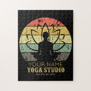 Personlig yogastudio Fitnessinstruktör Guru Pussel
