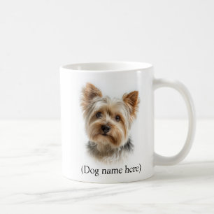 Personlig Yorkie Hundmamma Kaffemugg