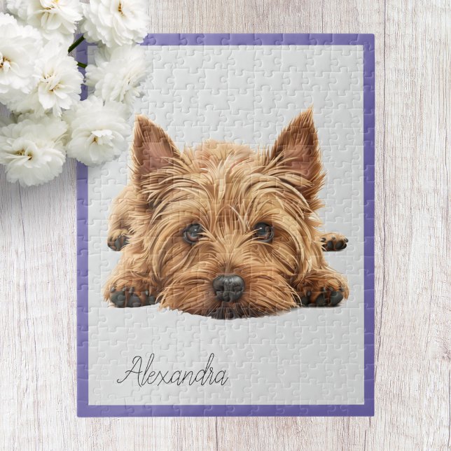 Personlig Yorkie Jigszle Puzzle Pussel (Skapare uppladdad)