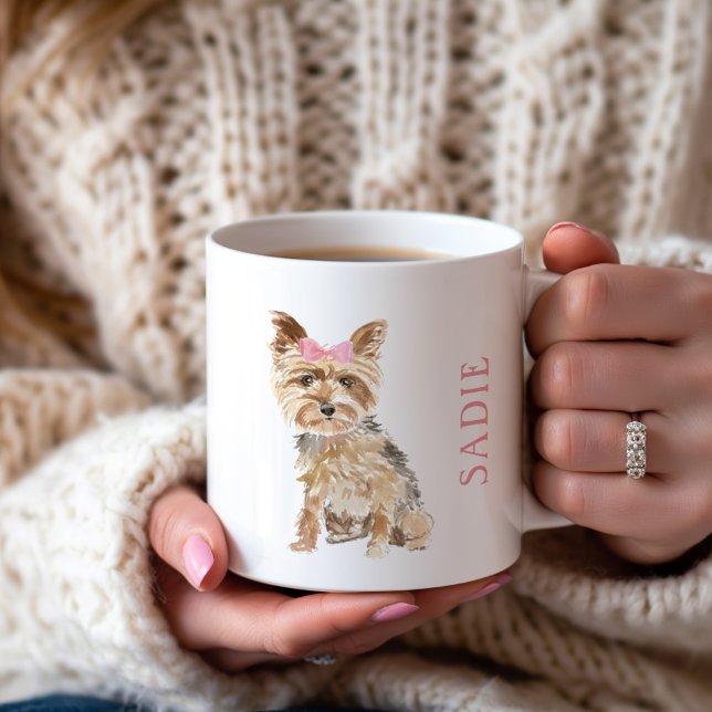 Personlig Yorkie Kaffemugg (Skapare uppladdad)