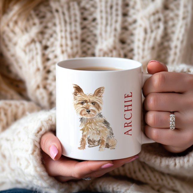 Personlig Yorkie Kaffemugg (Skapare uppladdad)