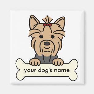 Personlig Yorkie Magnet