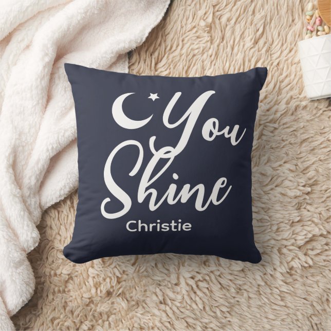 Personlig You shine Kvinnors Kudde (Filt)