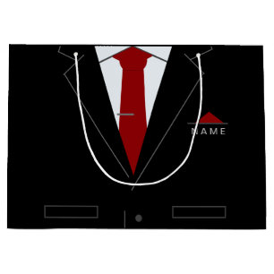 Personlig Your Name Rolig Presentpåse för Affärer