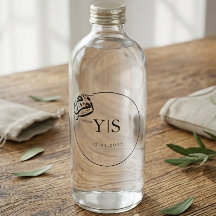 Personlig Zamzam-flasksticker Monogram Islami