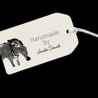 Personlig Zebra Handmade av Självfärgande Stämpel