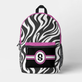 PERSONLIG ZEBRA TRYCK & SHOCK ROSA