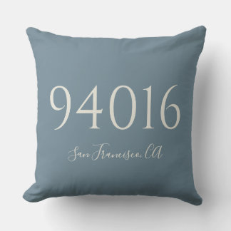 Personlig Zip-kod och New House Gift Kudde