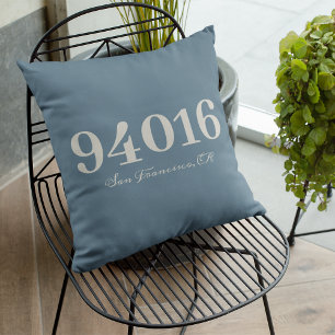 Personlig Zip-kod och New House Gift Kudde
