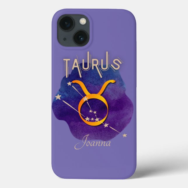 Personlig Zodiac-signering Taurus Constellation (Baksida)