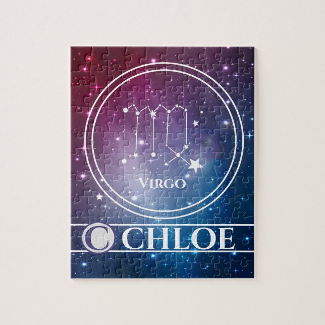 Personlig Zodiac-tecken VÅG| Pussel med pussel (Vertikal)